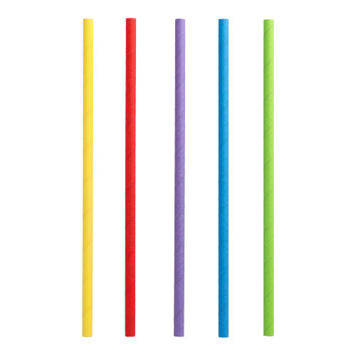 135 Shake-Halme, Papier Ø 8 mm · 25 cm farbig sortiert