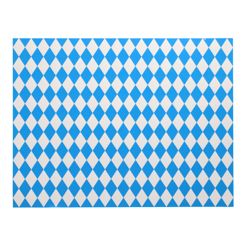 100 Tischsets, Papier 30 cm x 40 cm "Bayrisch Blau"