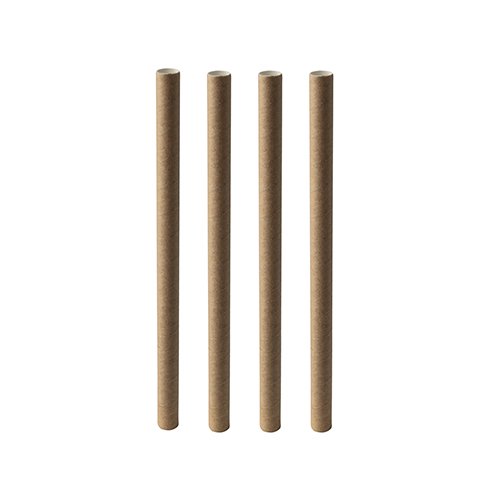 200 Bubble Tea Halme Papier "pure" Ø 12 mm · 20 cm braun