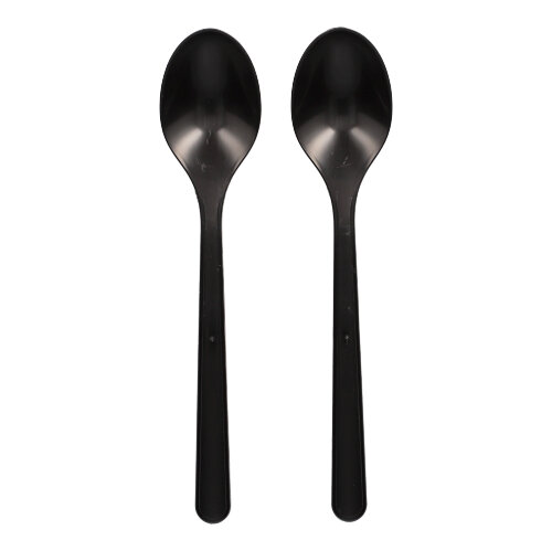 50 "Circulware" Mehrweg-Löffel PP-MF 18,5 cm schwarz extra stabil