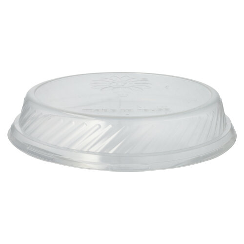 12 Mehrweg-Deckel für Menü-Teller PP rund Ø 22,7 cm · 4,1 cm transparent
