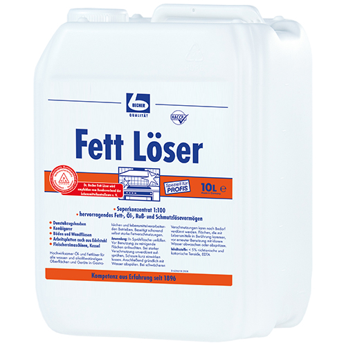"Dr. Becher" Fett Löser 10 L