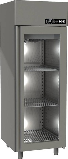 K+T Umluftkühlschrank GN 2/1, mit Glastüre, steckerfertig