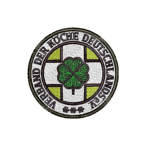 VKD-Emblem voll ausgestickt